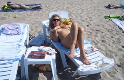 Una inglesa en la playa
